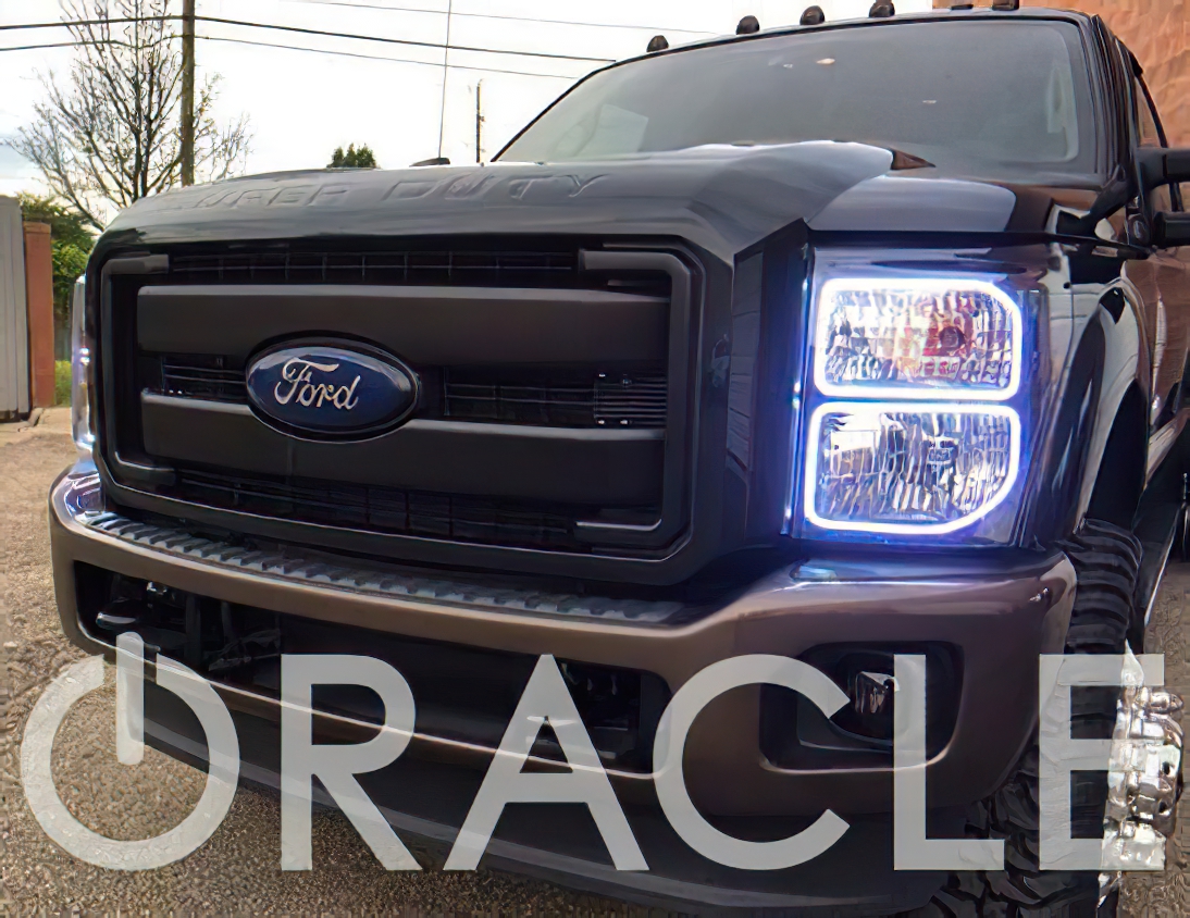 2383-001 - Ford F250/350 2011-2016 ORACLE LED Halo Kit (Square Ring Design)